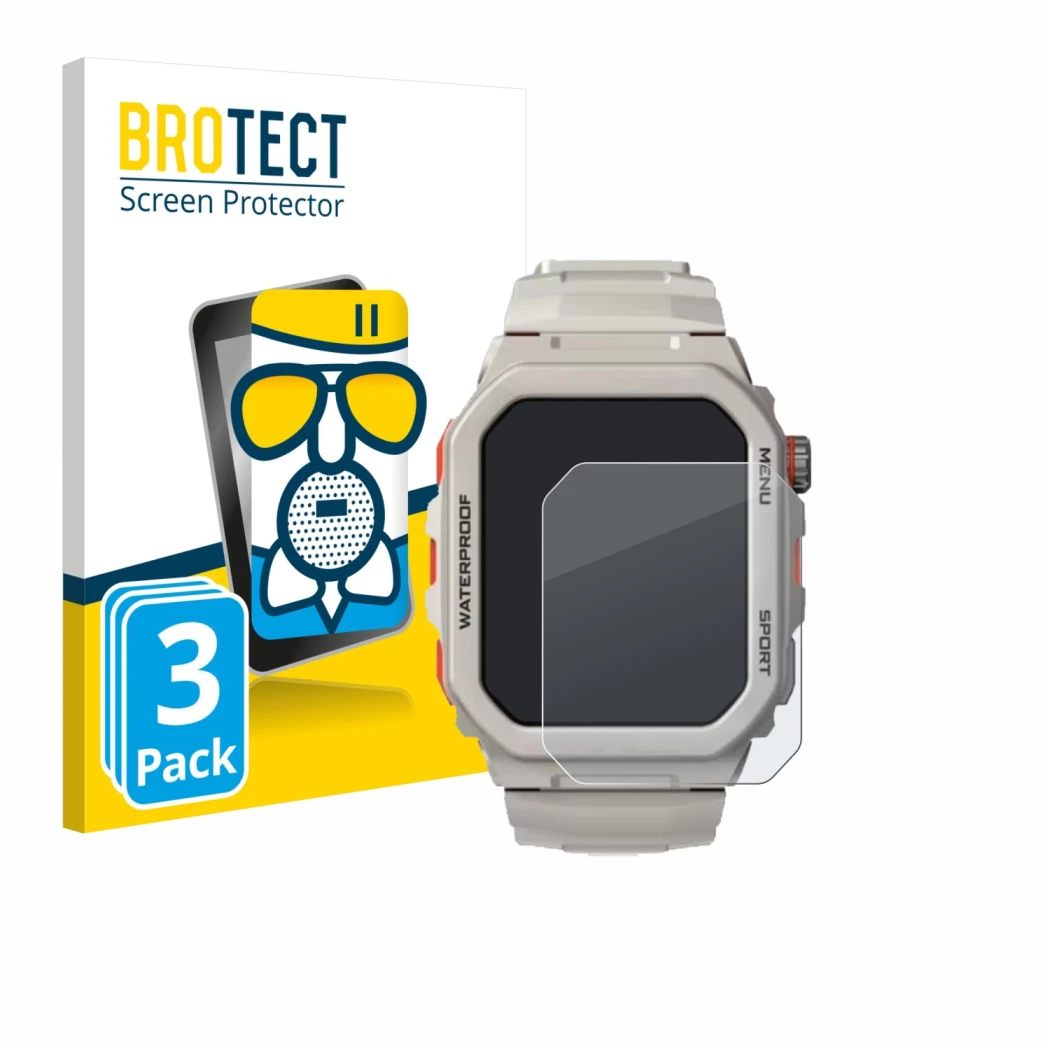 Parte frontal de un envase de producto con el logotipo de la marca BROTECT. Al lado se muestra el dispositivo Rogbid Tank G2 c