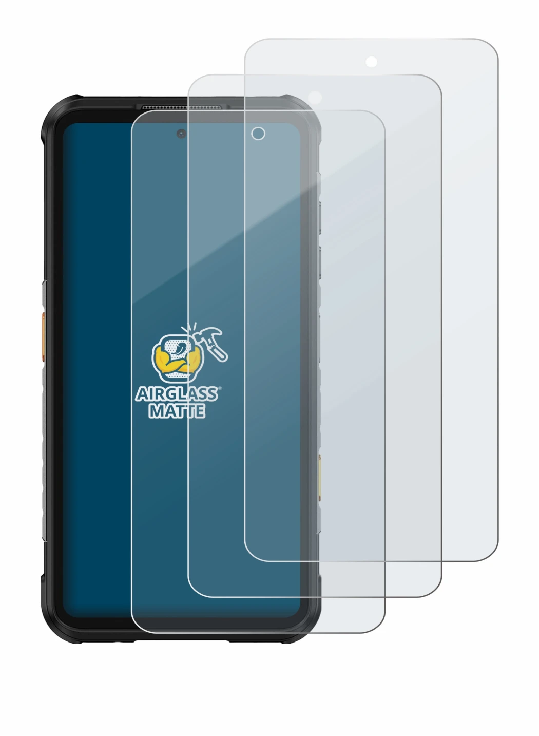 Imagen del dispositivo Ulefone RugOne Xever 7 Pro con una amplia variedad de protectores de pantalla.