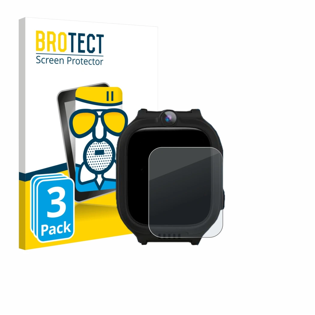 Parte frontal de un envase de producto con el logotipo de la marca BROTECT. Al lado se muestra el dispositivo VELTIX ‎X Pro 1.