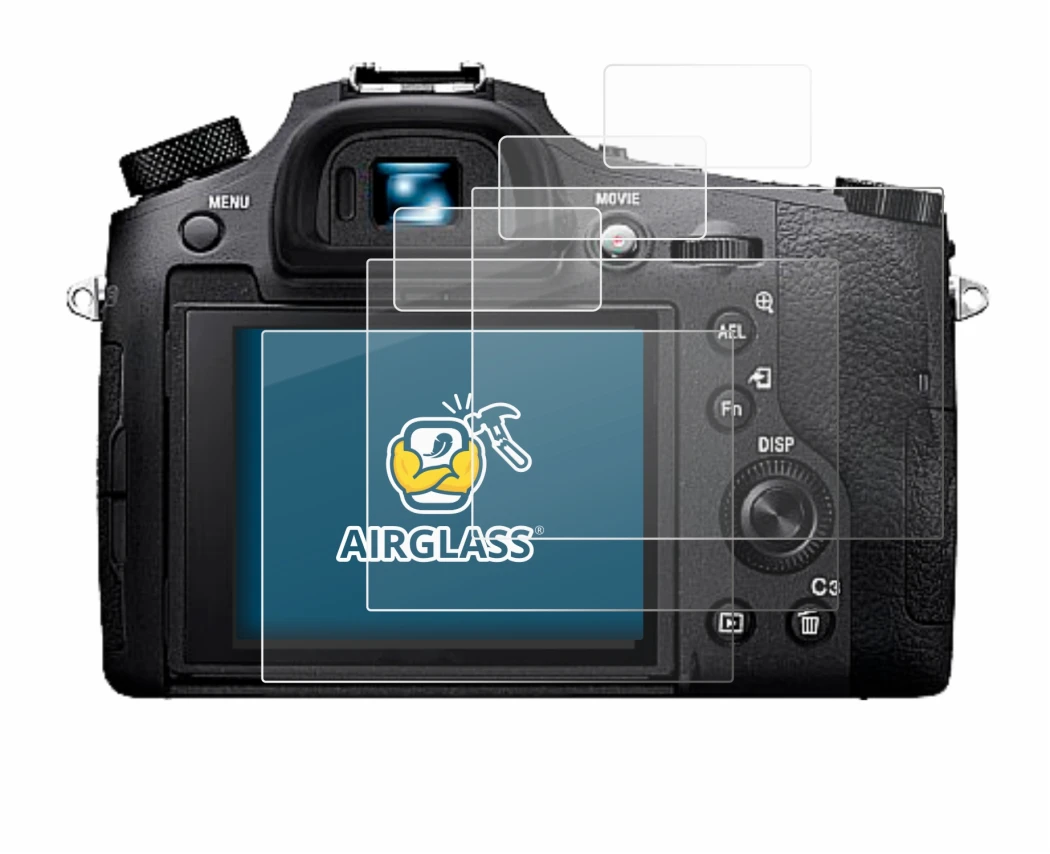 Imagen del dispositivo Sony Cyber-Shot DSC-RX10 IV con una amplia variedad de protectores de pantalla.