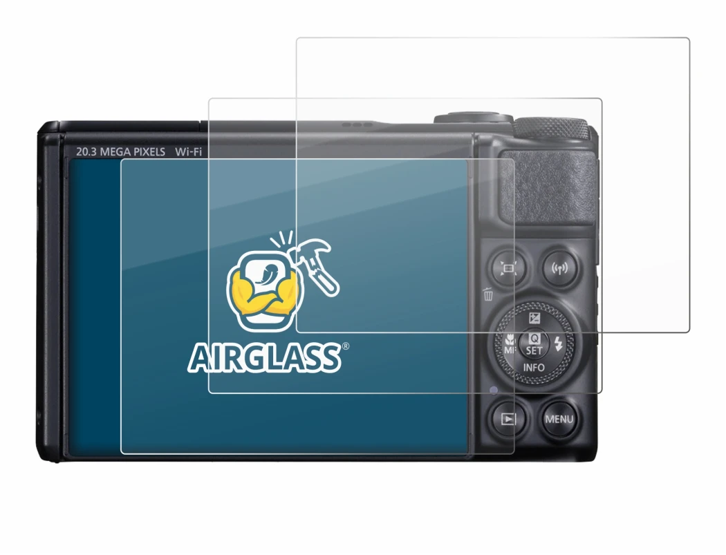 Imagen del dispositivo Canon PowerShot SX740 HS con una amplia variedad de protectores de pantalla.