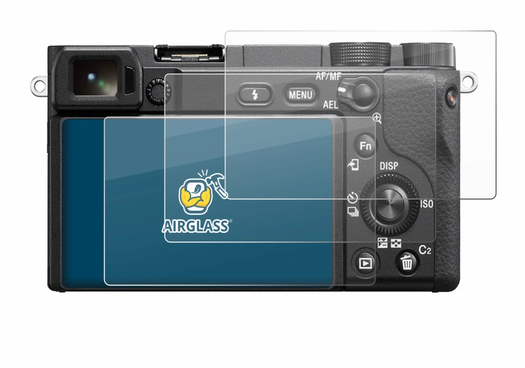 Imagen del dispositivo Sony Alpha 6400 con una amplia variedad de protectores de pantalla.