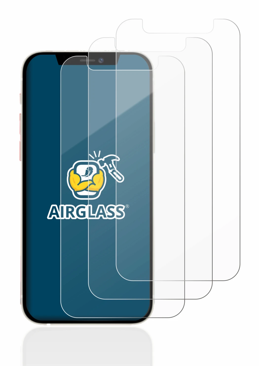 Imagen del dispositivo Apple iPhone 12 mini con una amplia variedad de protectores de pantalla.