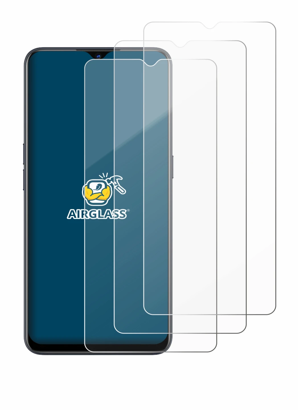 Imagen del dispositivo Oppo Find X2 Lite con una amplia variedad de protectores de pantalla.