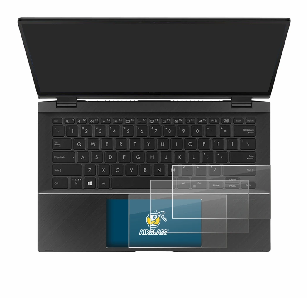 Imagen del dispositivo ASUS ZenBook Flip 14 UX463FA (Touch Trackpad) con una amplia variedad de protectores de pantalla.