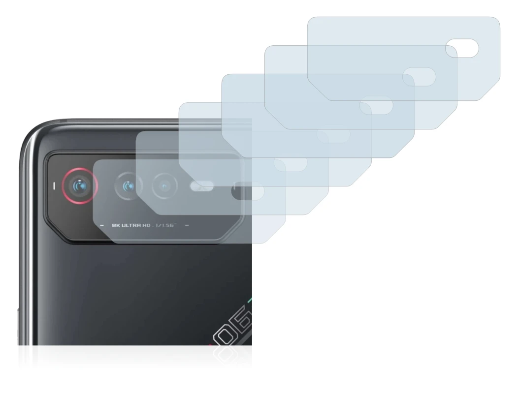 Imagen del dispositivo ASUS ROG Phone 6 (SÓLO Cámara) con una amplia variedad de protectores de pantalla.