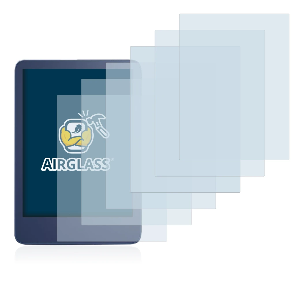 Imagen del dispositivo Amazon Kindle Reader 2022 con una amplia variedad de protectores de pantalla.