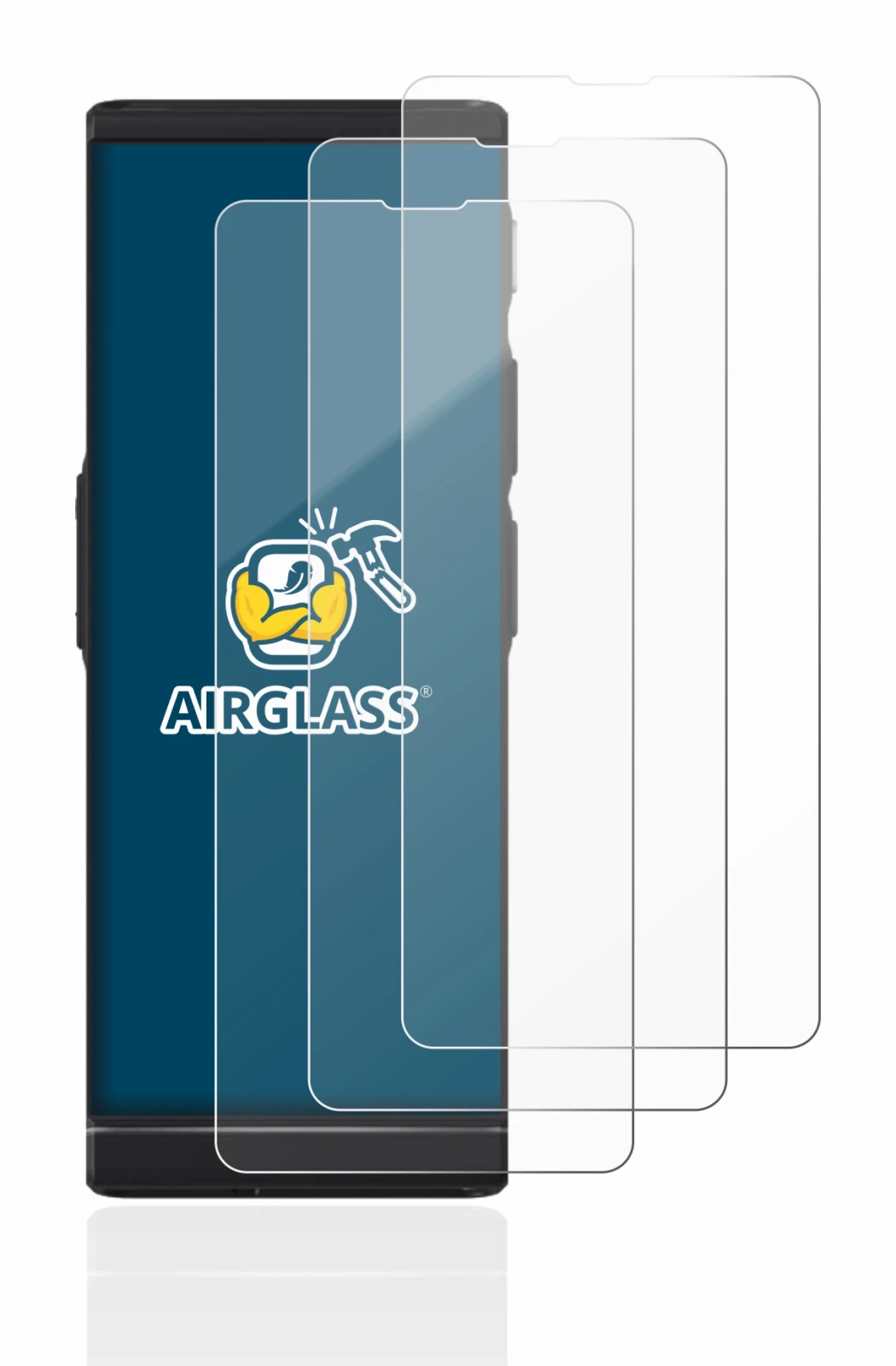 Imagen del dispositivo Vasco Translator V4 con una amplia variedad de protectores de pantalla.