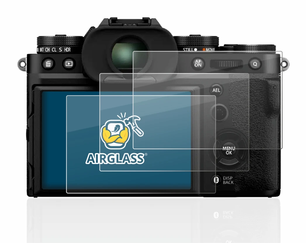 Imagen del dispositivo Fujifilm X-T5 con una amplia variedad de protectores de pantalla.