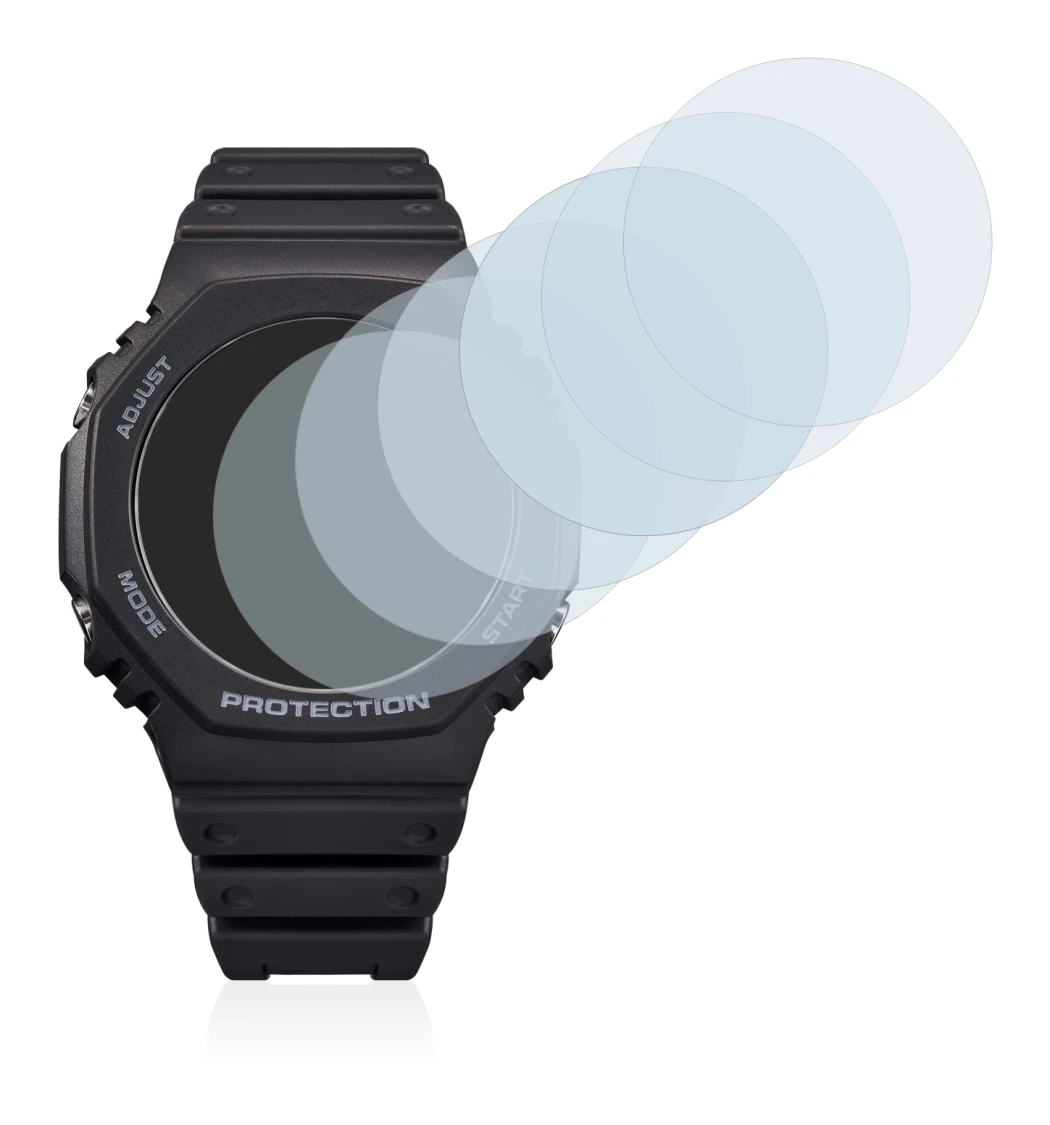 Imagen del dispositivo Casio G-Shock GA-B2100 con una amplia variedad de protectores de pantalla.