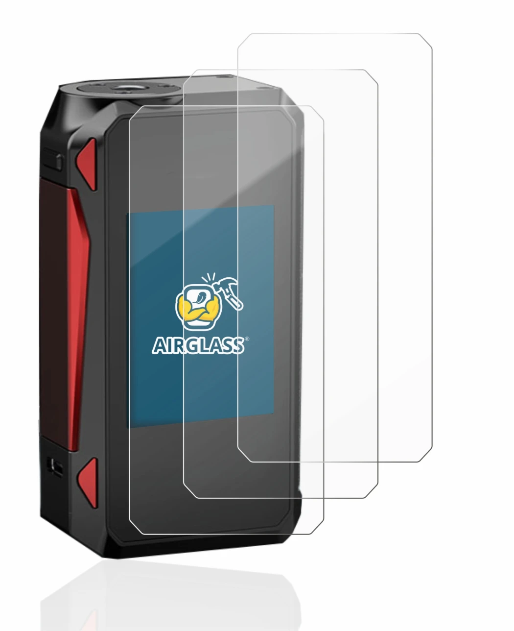Imagen del dispositivo Smok G-Priv 4 con una amplia variedad de protectores de pantalla.