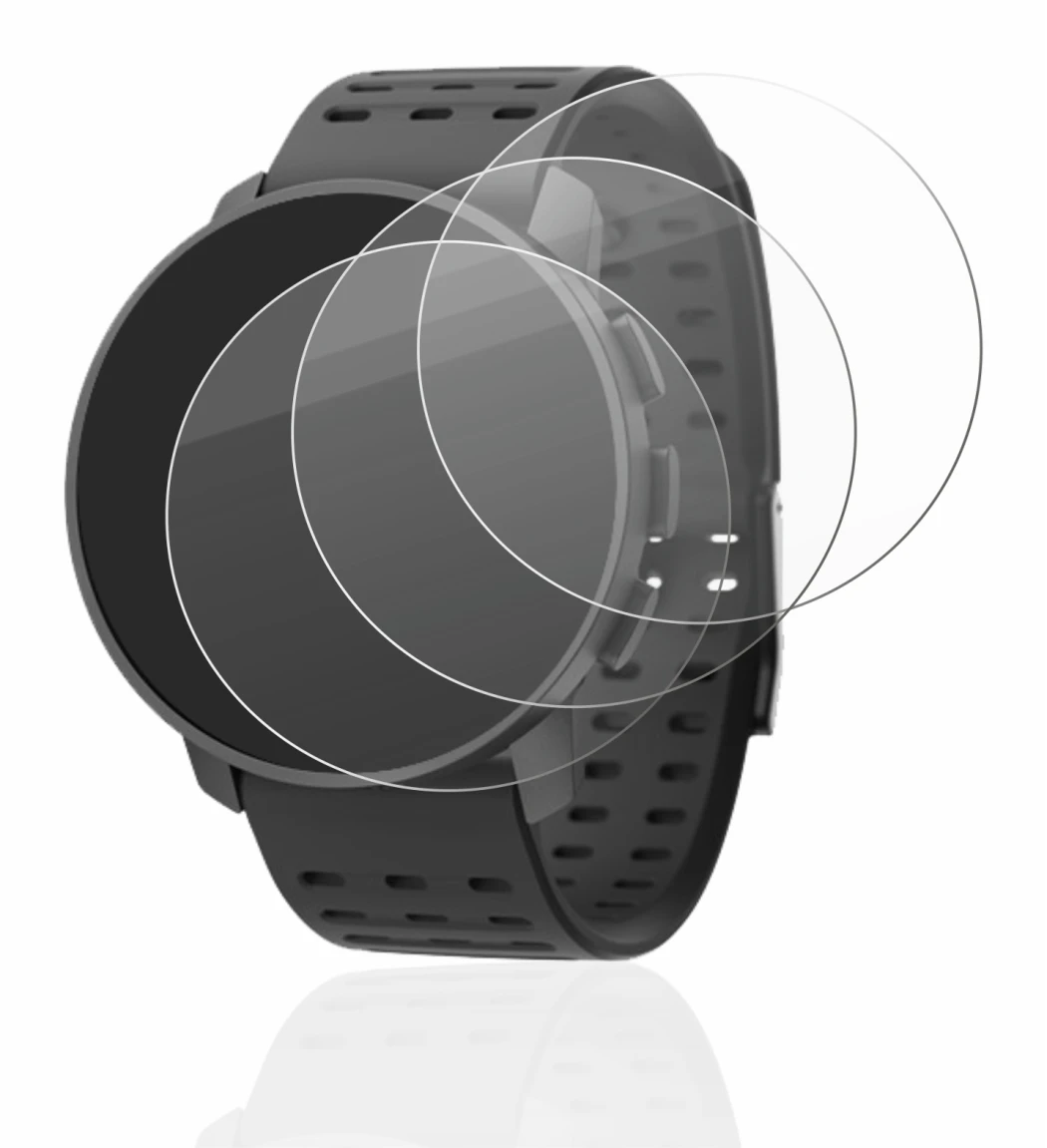 Imagen del dispositivo Suunto 9 Peak Pro con una amplia variedad de protectores de pantalla.