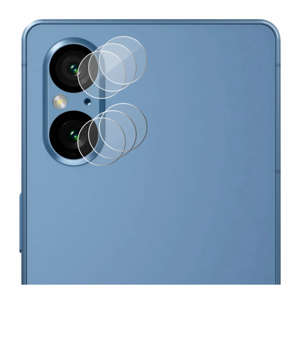 Imagen del dispositivo Sony Xperia 5 V (SÓLO Cámara) con una amplia variedad de protectores de pantalla.