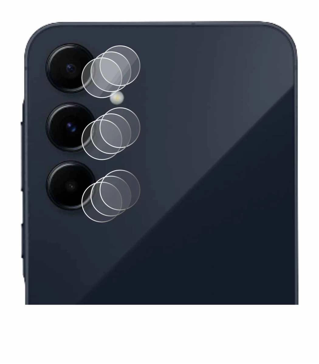 Imagen del dispositivo Samsung Galaxy A55 5G (SÓLO Cámara) con una amplia variedad de protectores de pantalla.
