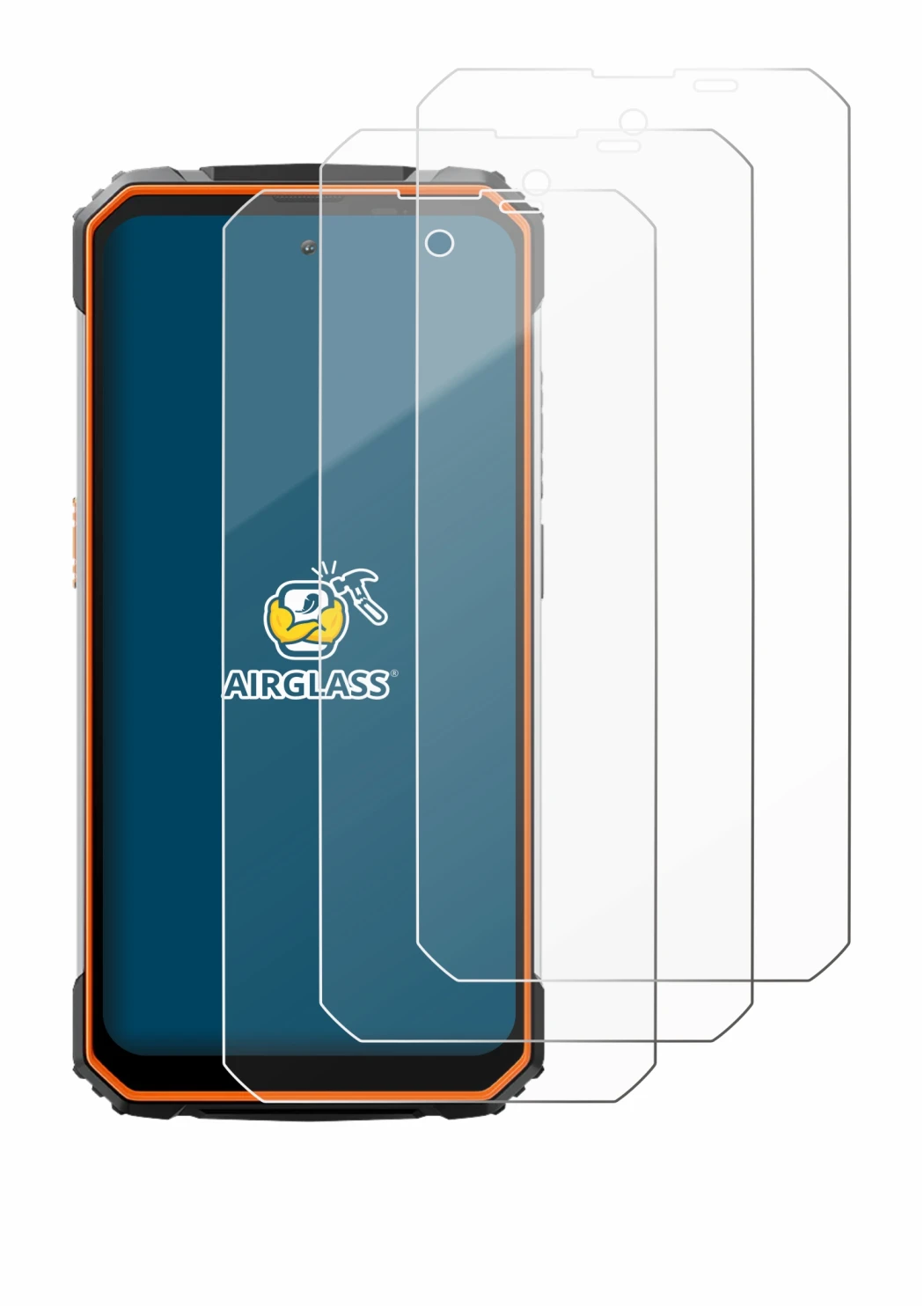 Imagen del dispositivo Blackview BV8100 con una amplia variedad de protectores de pantalla.