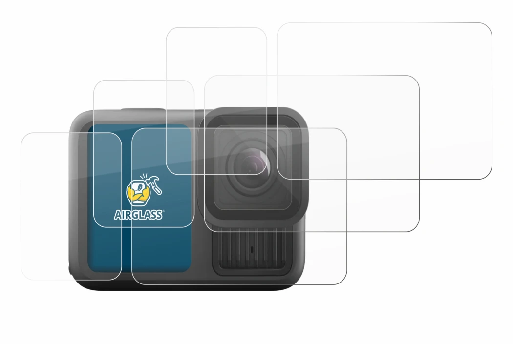 Imagen del dispositivo GoPro Hero 13 Black con una amplia variedad de protectores de pantalla.