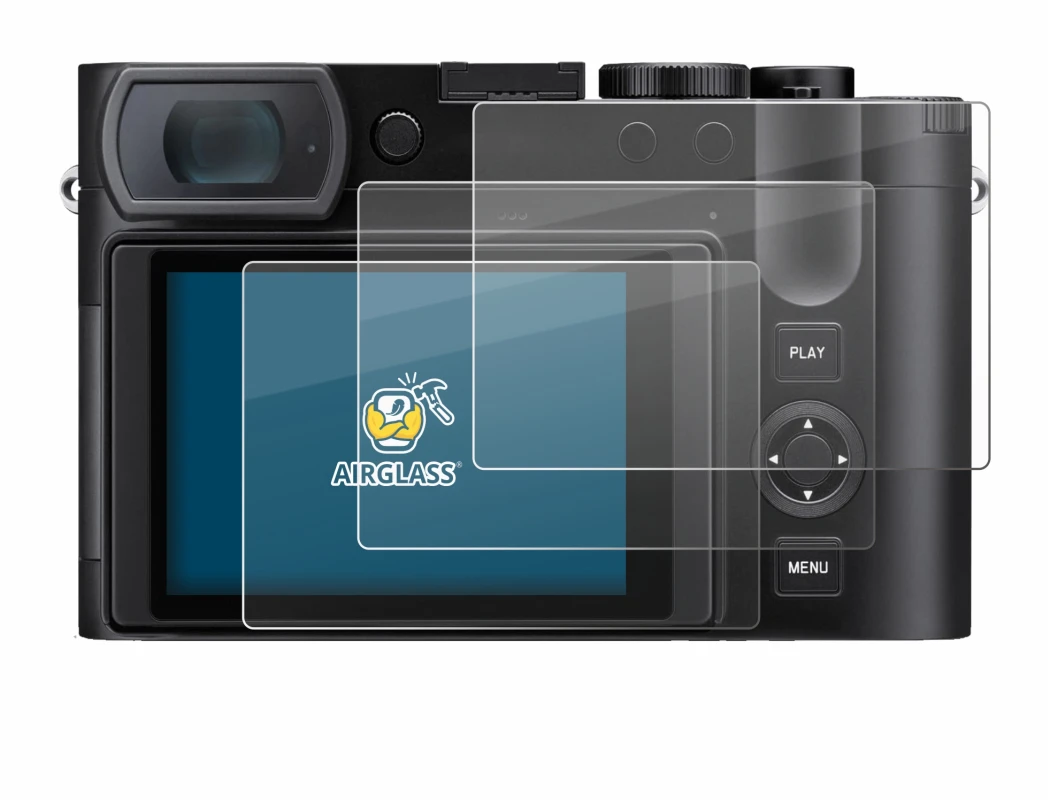 Imagen del dispositivo Leica Q3 43 con una amplia variedad de protectores de pantalla.