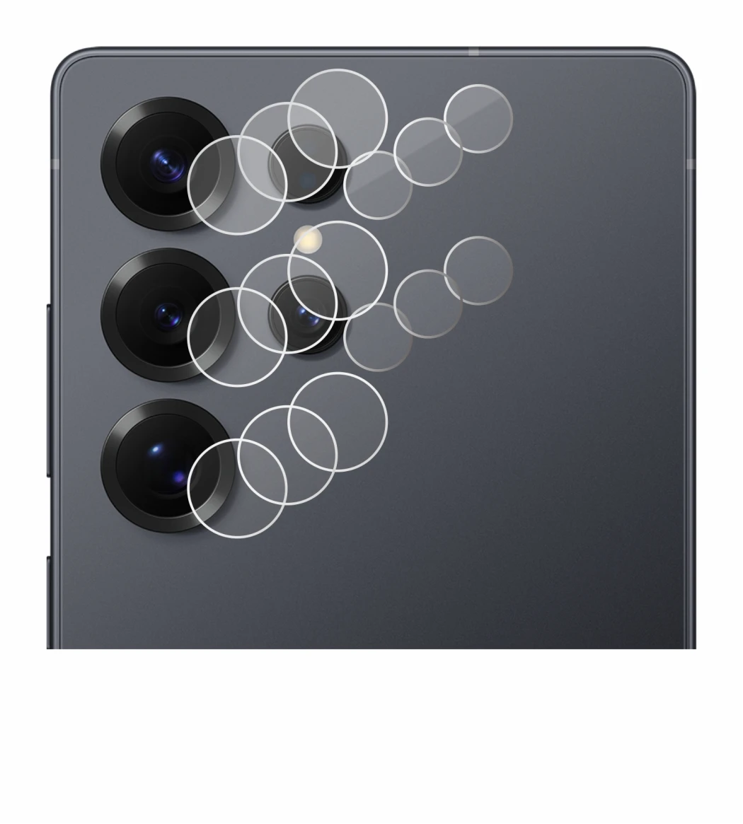 Imagen del dispositivo Samsung Galaxy S25 Ultra (SÓLO Cámara) con una amplia variedad de protectores de pantalla.