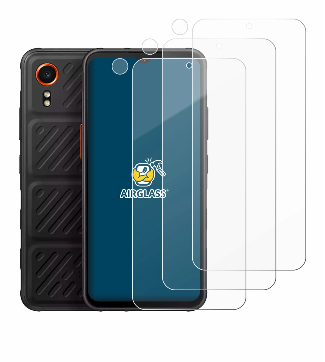 Imagen del dispositivo Samsung Galaxy XCover 7 Enterprise Edition (Frontal+Cámara) con una amplia variedad de protectores de p