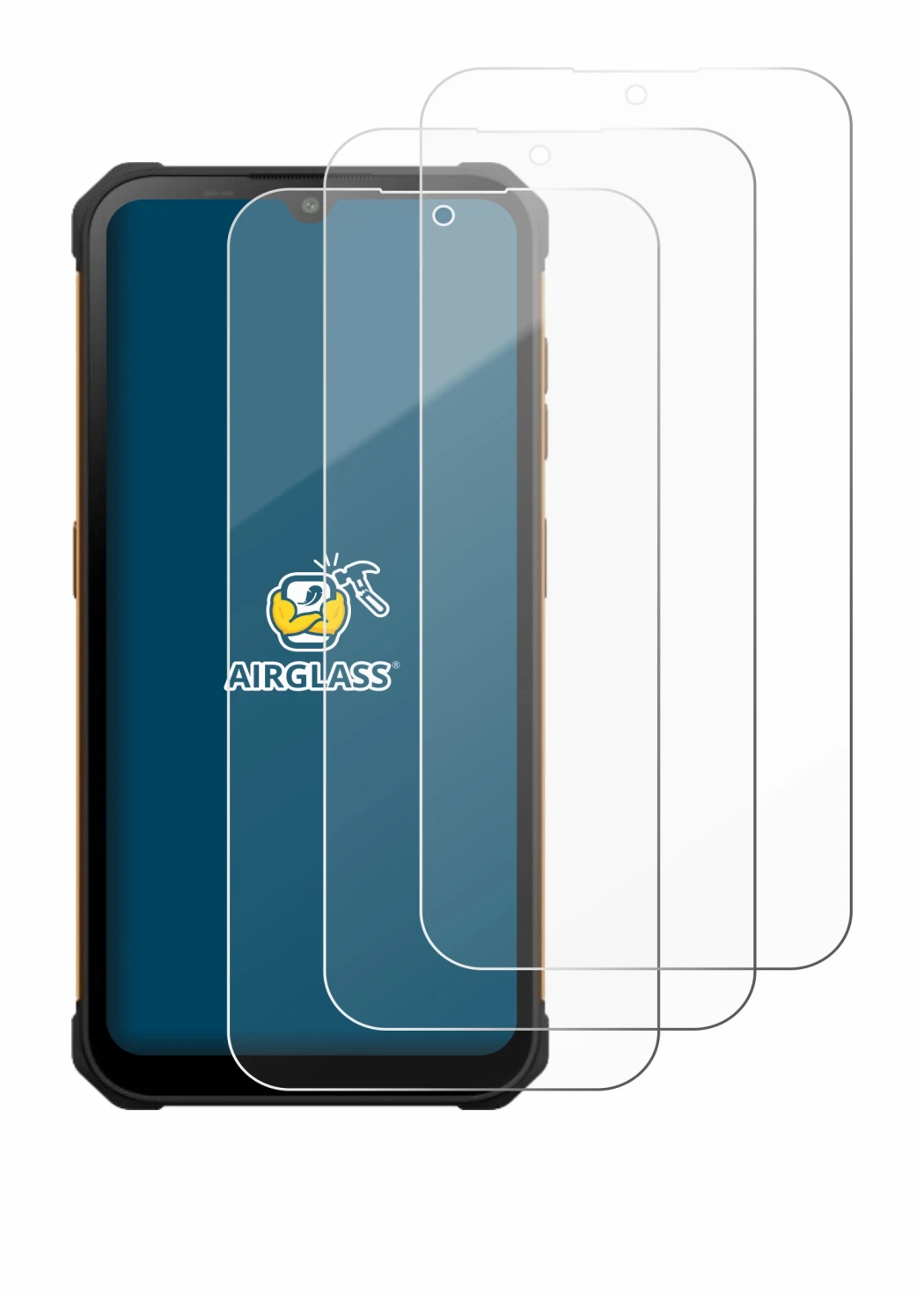 Imagen del dispositivo Hammer Iron Va con una amplia variedad de protectores de pantalla.