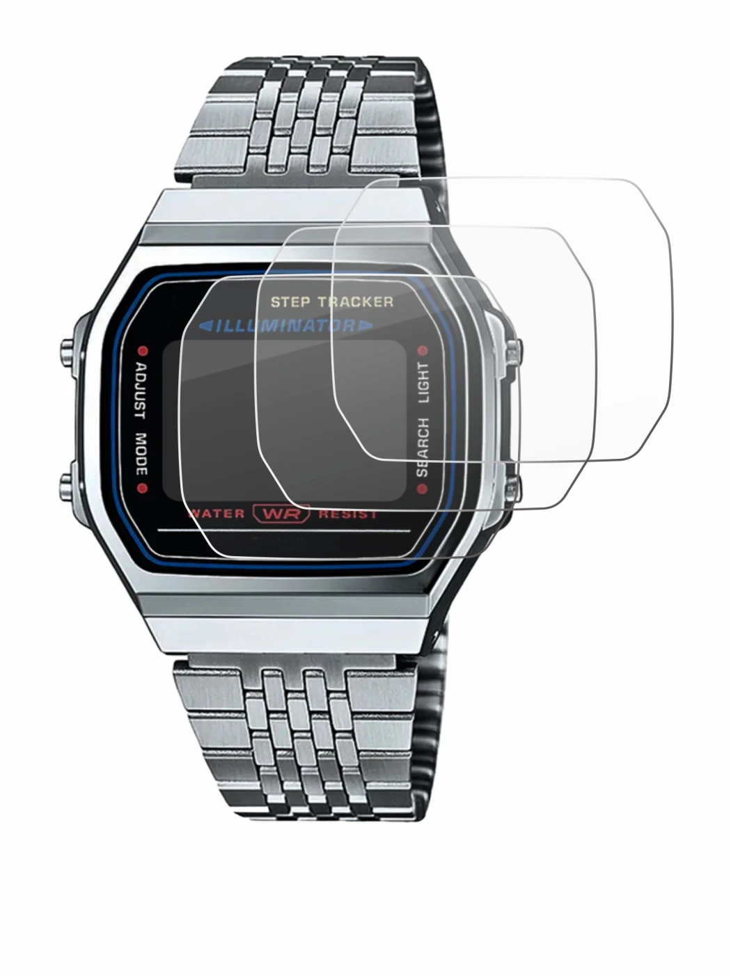 Imagen del dispositivo Casio iconic ABL-100WE-1A con una amplia variedad de protectores de pantalla.