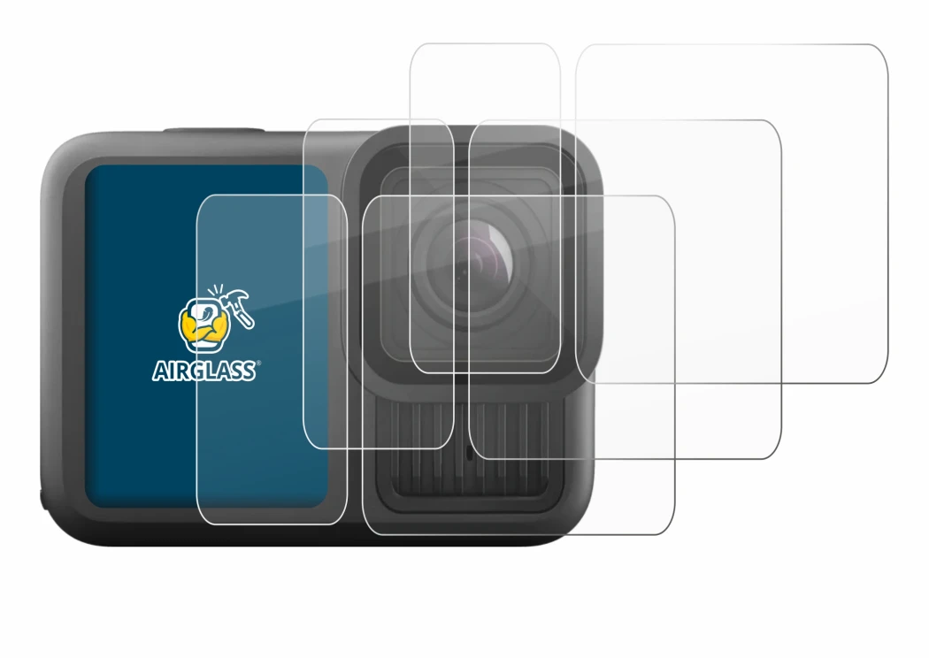 Imagen del dispositivo GoPro Hero 13 Black Ultra Wide Edition con una amplia variedad de protectores de pantalla.