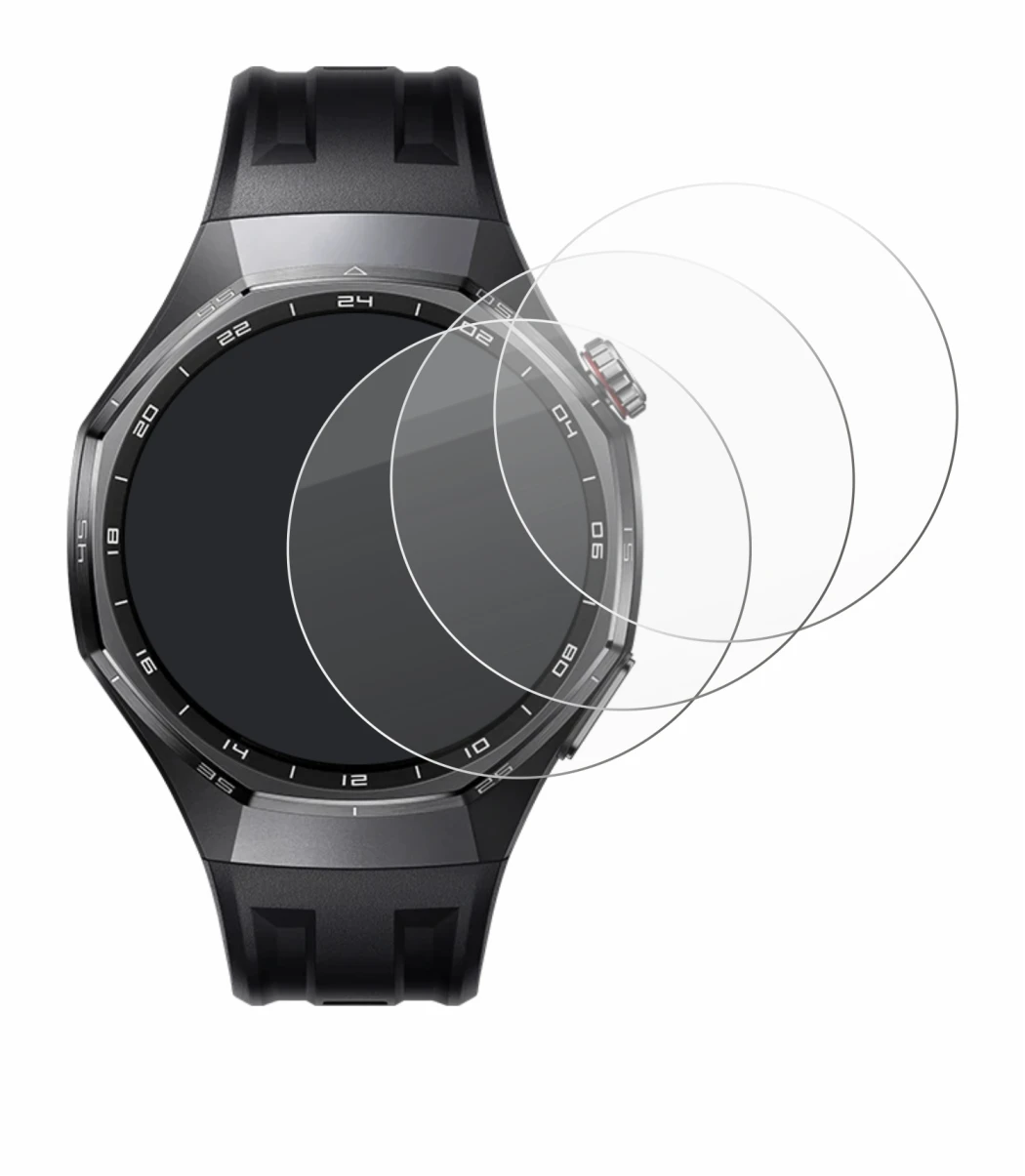 Imagen del dispositivo Huawei Watch GT 6 Pro (46 mm) con una amplia variedad de protectores de pantalla.