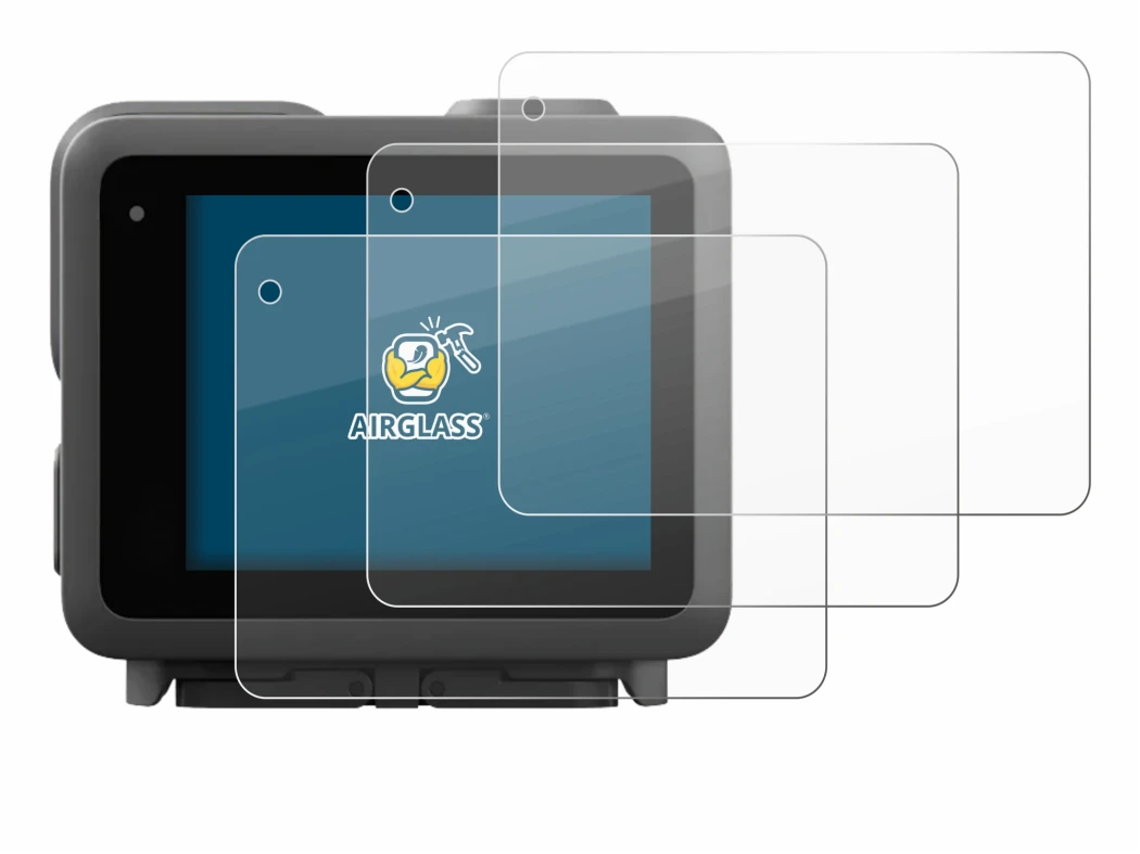 Imagen del dispositivo GoPro Lit Hero con una amplia variedad de protectores de pantalla.