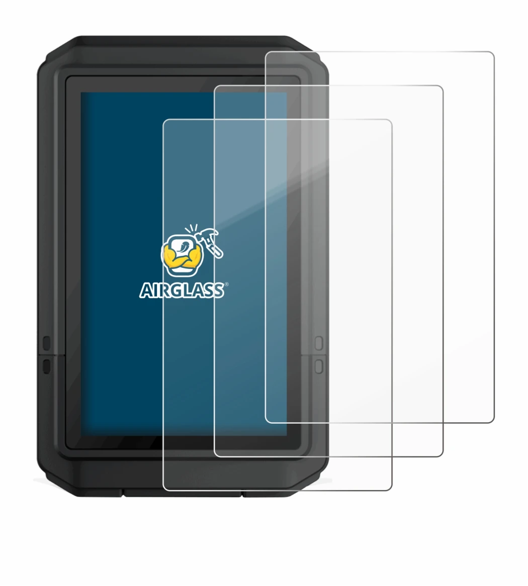 Imagen del dispositivo Garmin eTrex Touch 2025 con una amplia variedad de protectores de pantalla.