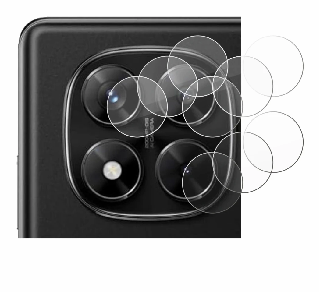 Imagen del dispositivo Xiaomi Redmi Note 14 Pro 4G (SÓLO Cámara) con una amplia variedad de protectores de pantalla.