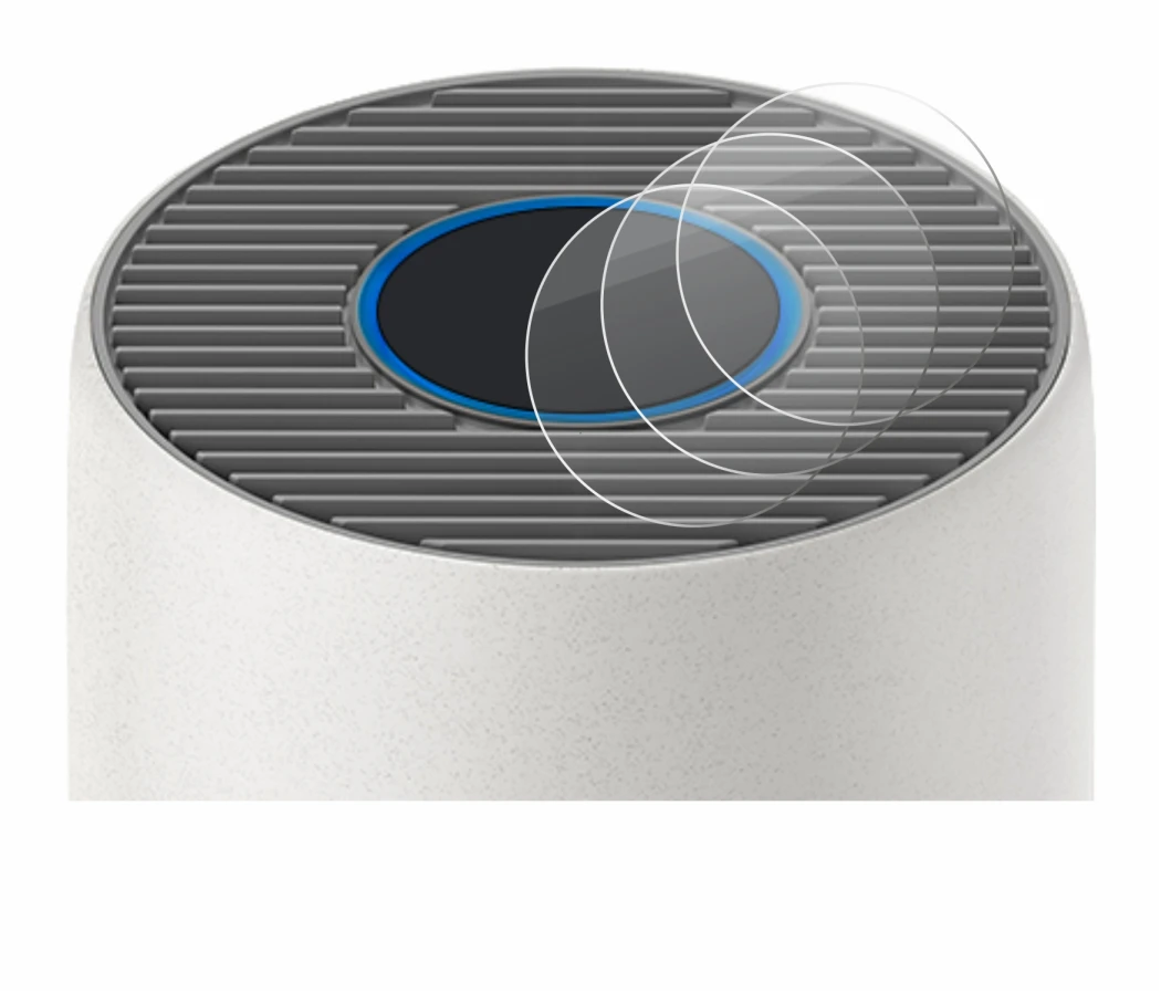 Imagen del dispositivo Philips 2000i Series AC2939 con una amplia variedad de protectores de pantalla.