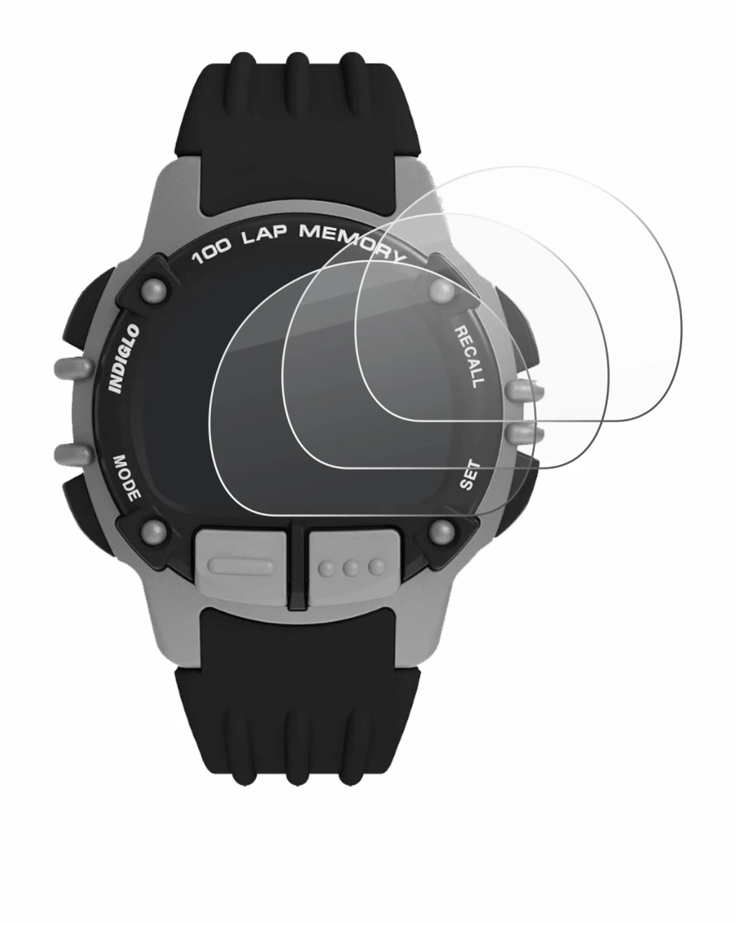 Imagen del dispositivo Timex Ironman TW5M63200 con una amplia variedad de protectores de pantalla.
