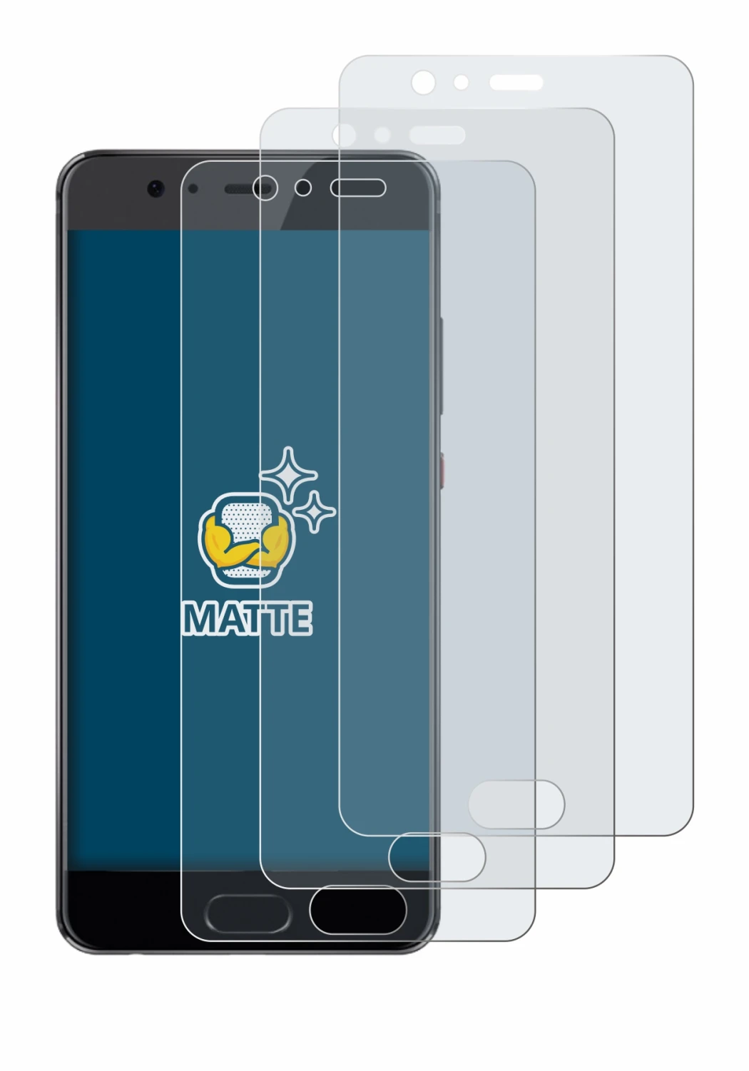 Imagen del dispositivo Huawei P10 Plus con una amplia variedad de protectores de pantalla.