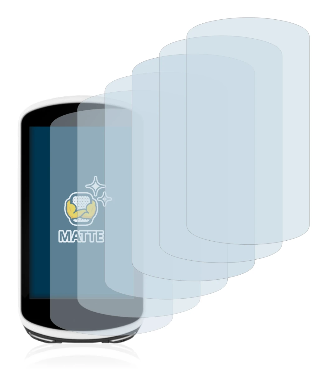 Imagen del dispositivo Garmin Edge 1030 con una amplia variedad de protectores de pantalla.