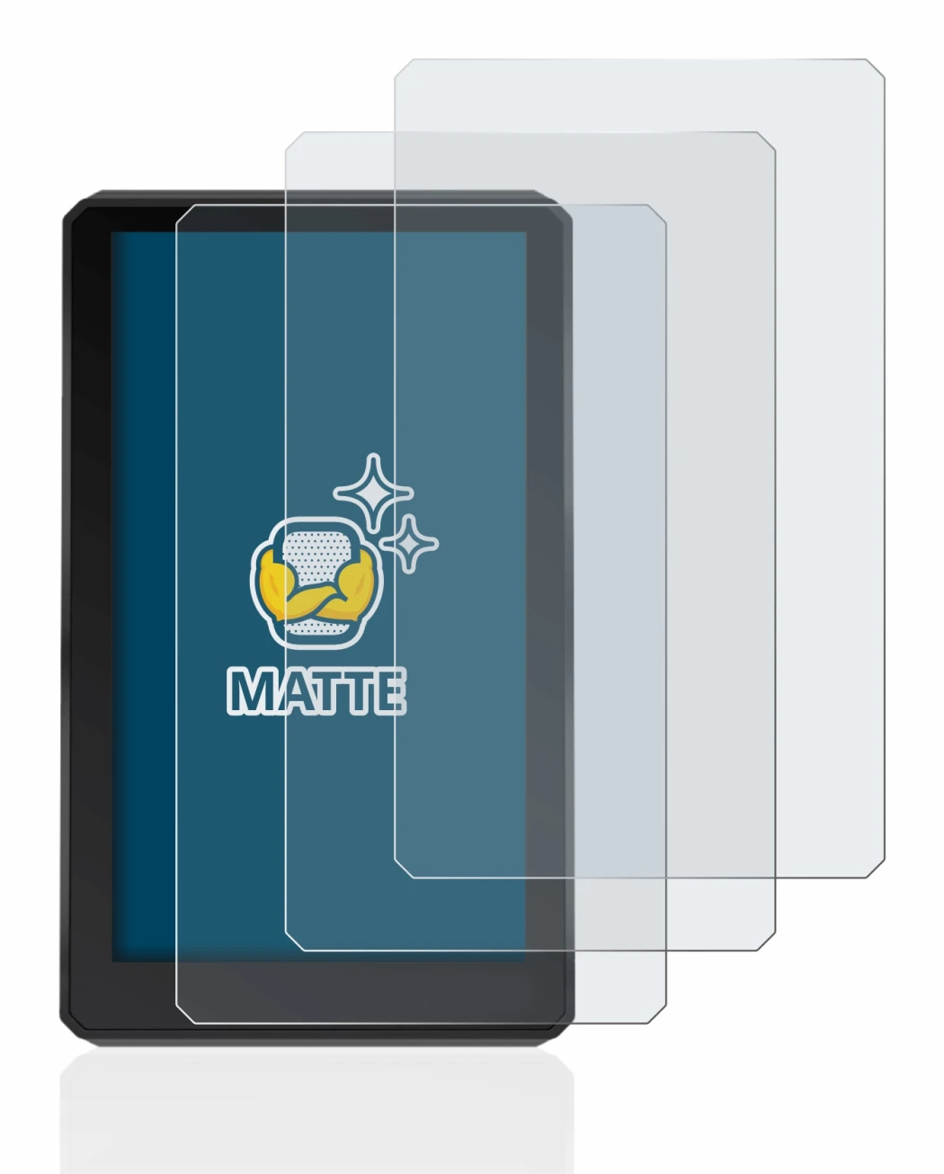 Imagen del dispositivo Garmin zumo XT con una amplia variedad de protectores de pantalla.