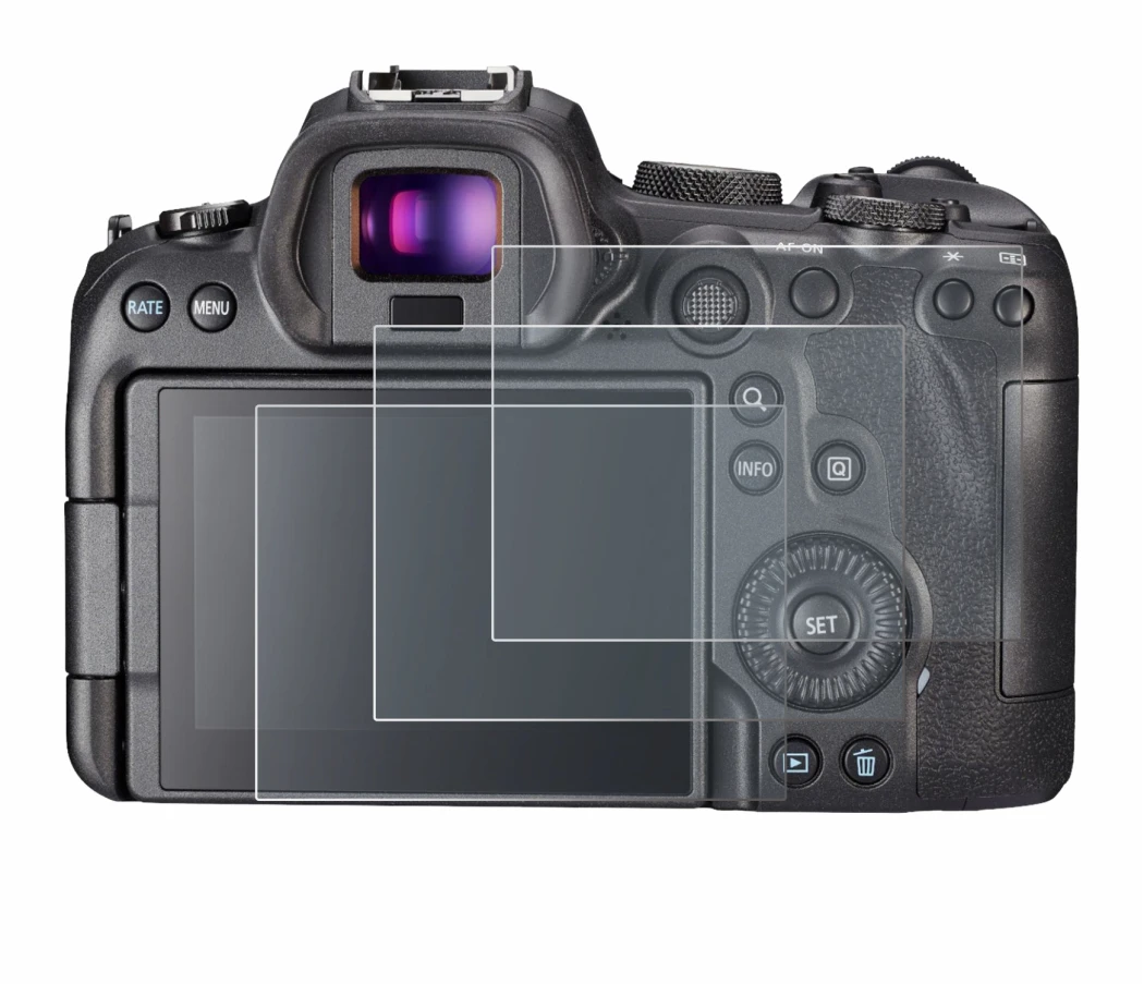 Imagen del dispositivo Sony A7S III con una amplia variedad de protectores de pantalla.