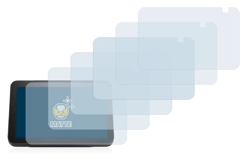 Imagen del dispositivo Amazon Echo Show 8 2021 (2da Gen.) con una amplia variedad de protectores de pantalla.