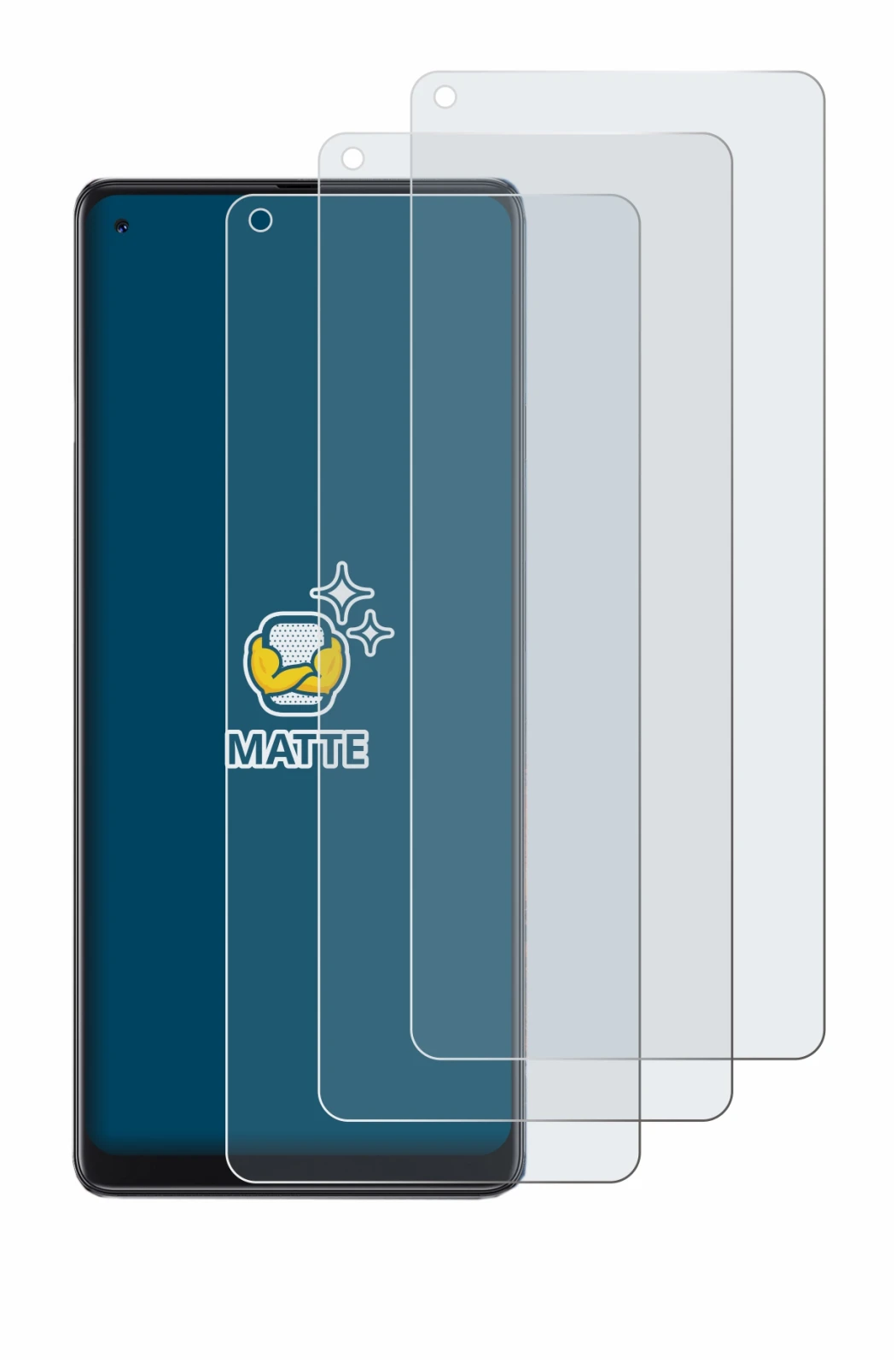 Imagen del dispositivo Cubot Max 3 con una amplia variedad de protectores de pantalla.
