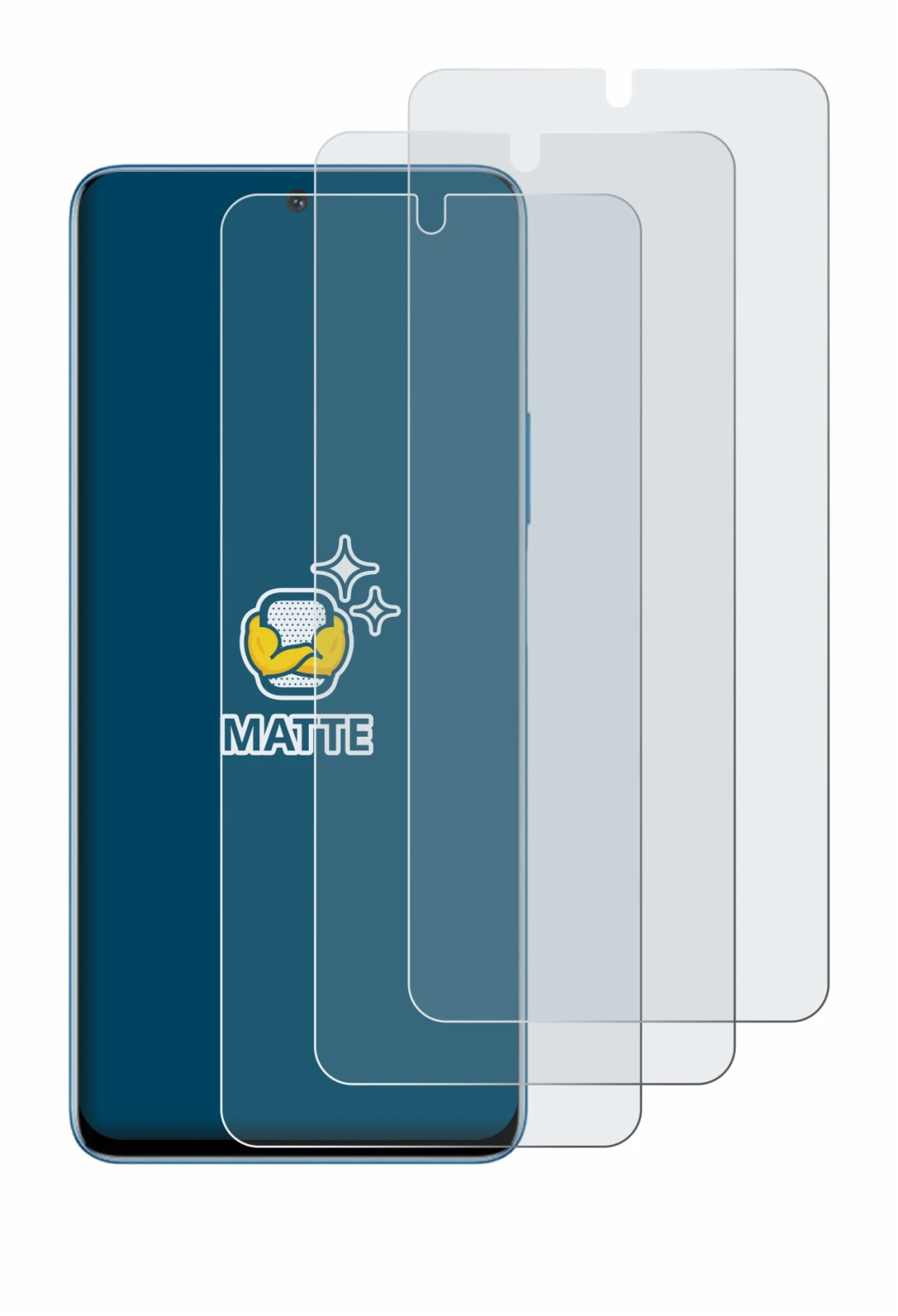 Imagen del dispositivo Honor Magic 4 Lite con una amplia variedad de protectores de pantalla.