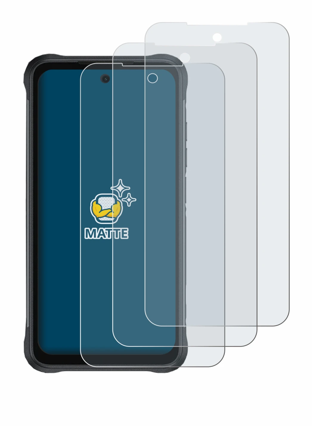 Imagen del dispositivo Umidigi Bison 2 con una amplia variedad de protectores de pantalla.