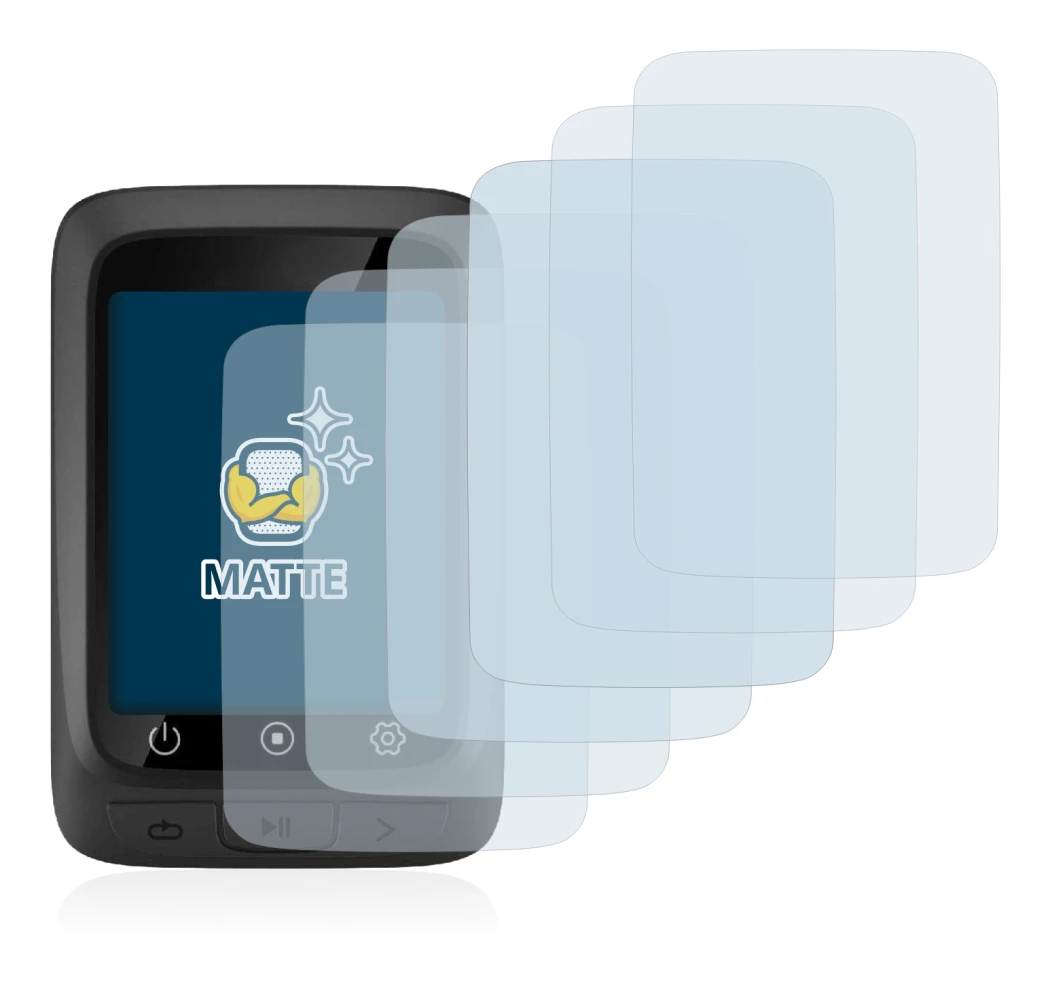 Imagen del dispositivo CooSpo BC107 con una amplia variedad de protectores de pantalla.