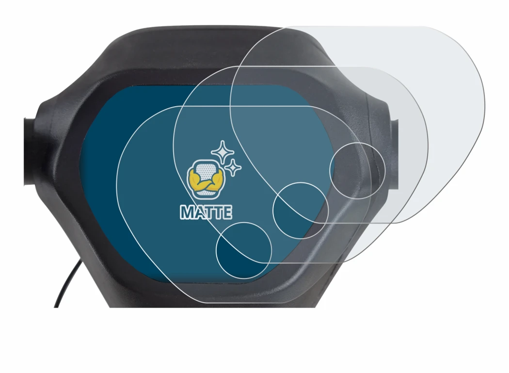 Imagen del dispositivo Epowerfun ePF-2 con una amplia variedad de protectores de pantalla.