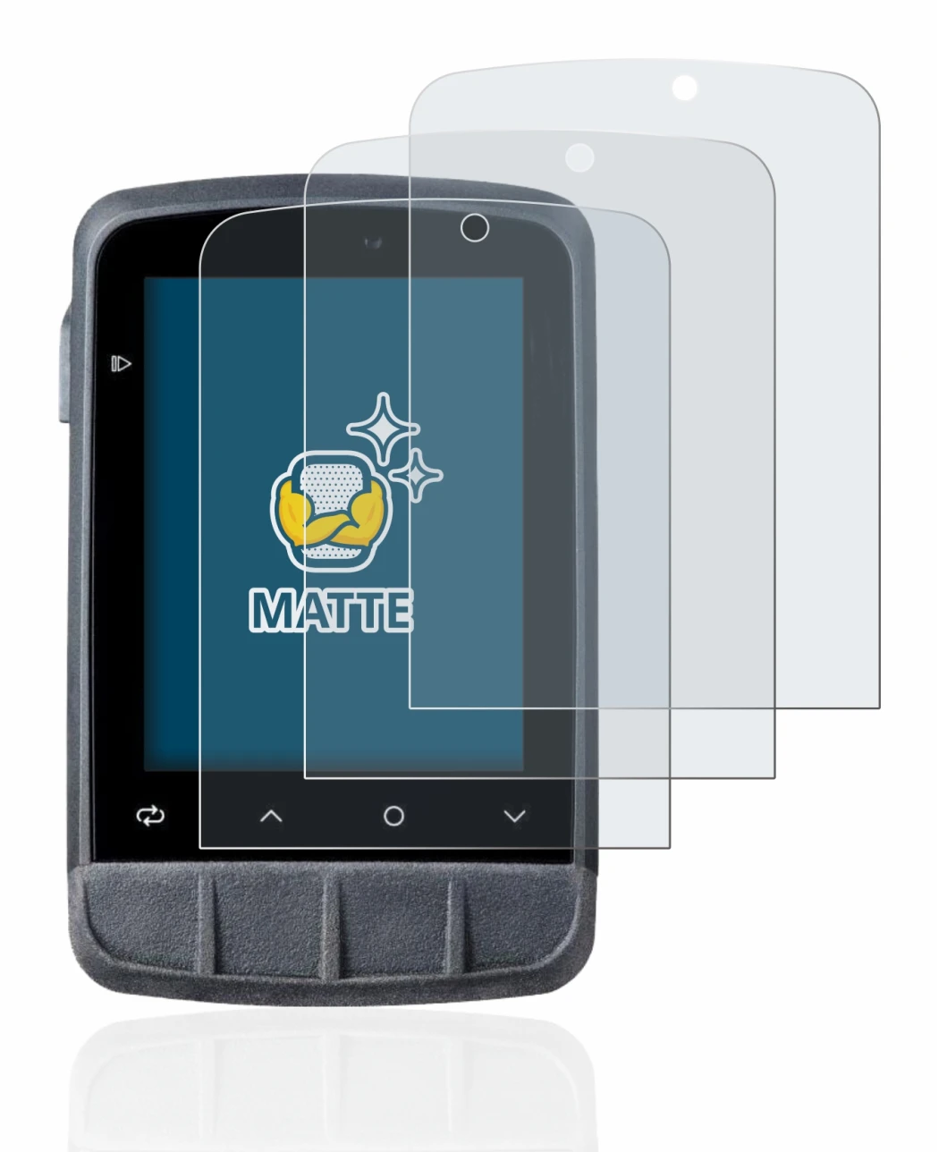 Imagen del dispositivo Giant Dash L200 con una amplia variedad de protectores de pantalla.