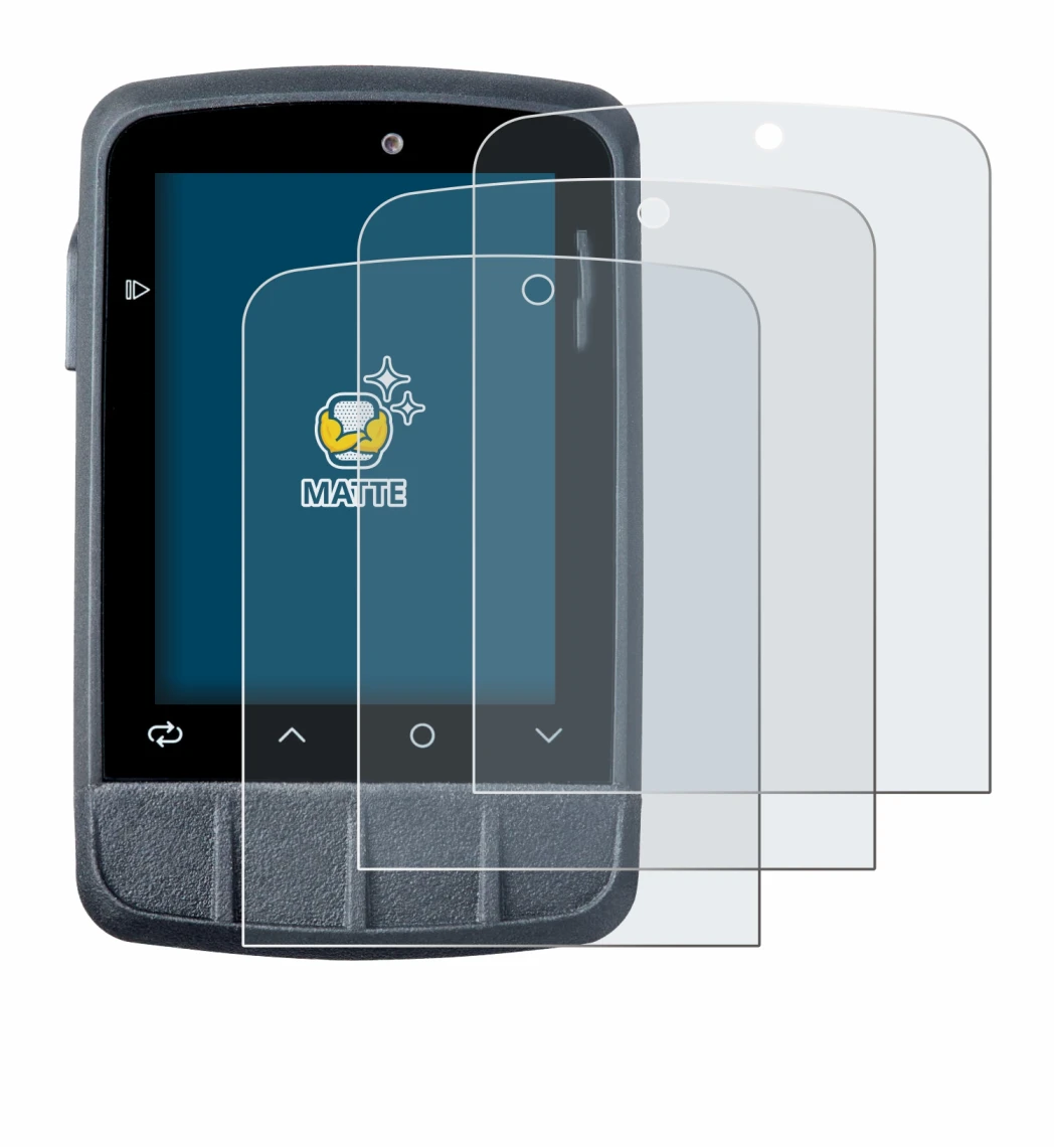 Imagen del dispositivo Giant Dash M200 con una amplia variedad de protectores de pantalla.