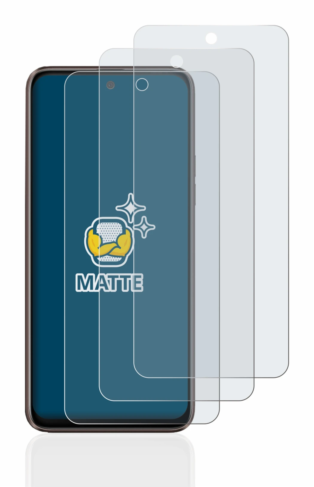 Imagen del dispositivo HTC U23 Pro con una amplia variedad de protectores de pantalla.
