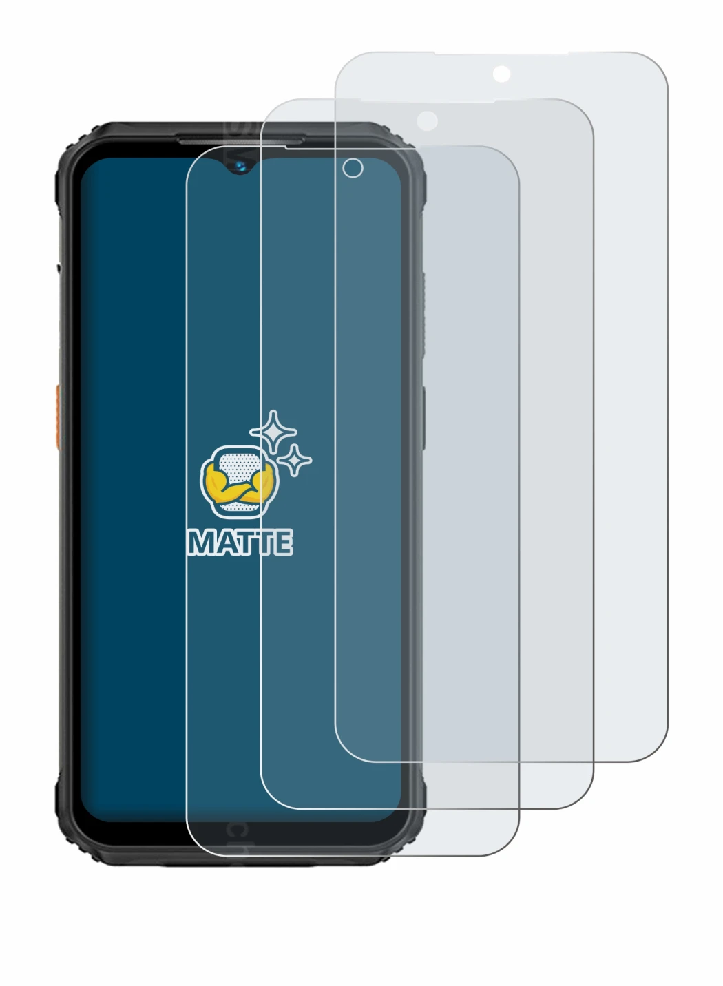 Imagen del dispositivo Ulefone Armor 21 con una amplia variedad de protectores de pantalla.