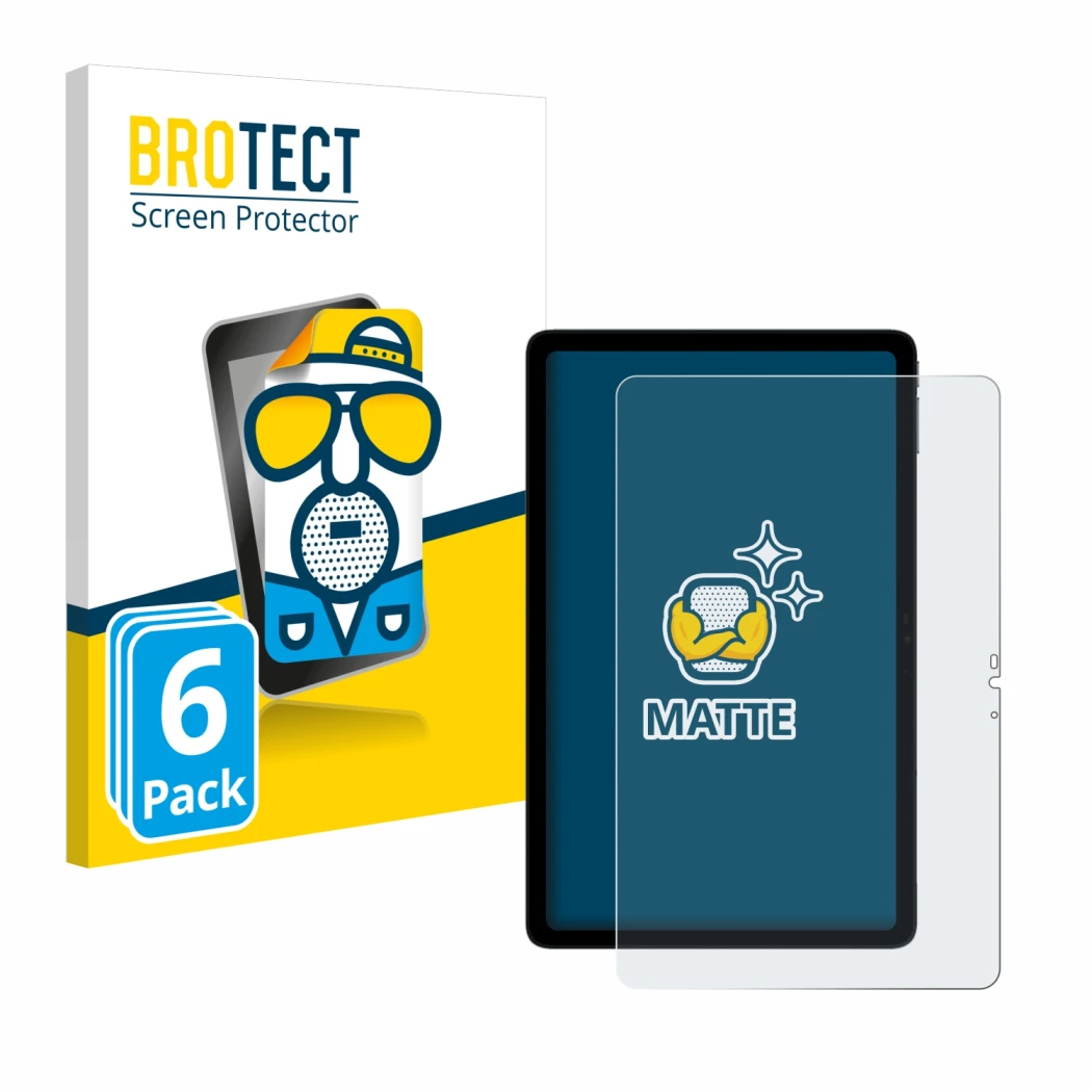 Parte frontal de un envase de producto con el logotipo de la marca BROTECT. Al lado se muestra el dispositivo Doogee T20s con