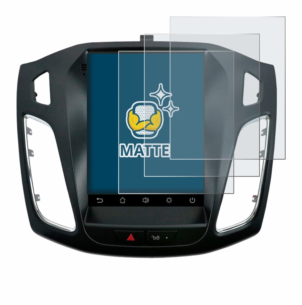 Imagen del dispositivo Isudar Ford/Focus MK3 2012–2019 con una amplia variedad de protectores de pantalla.