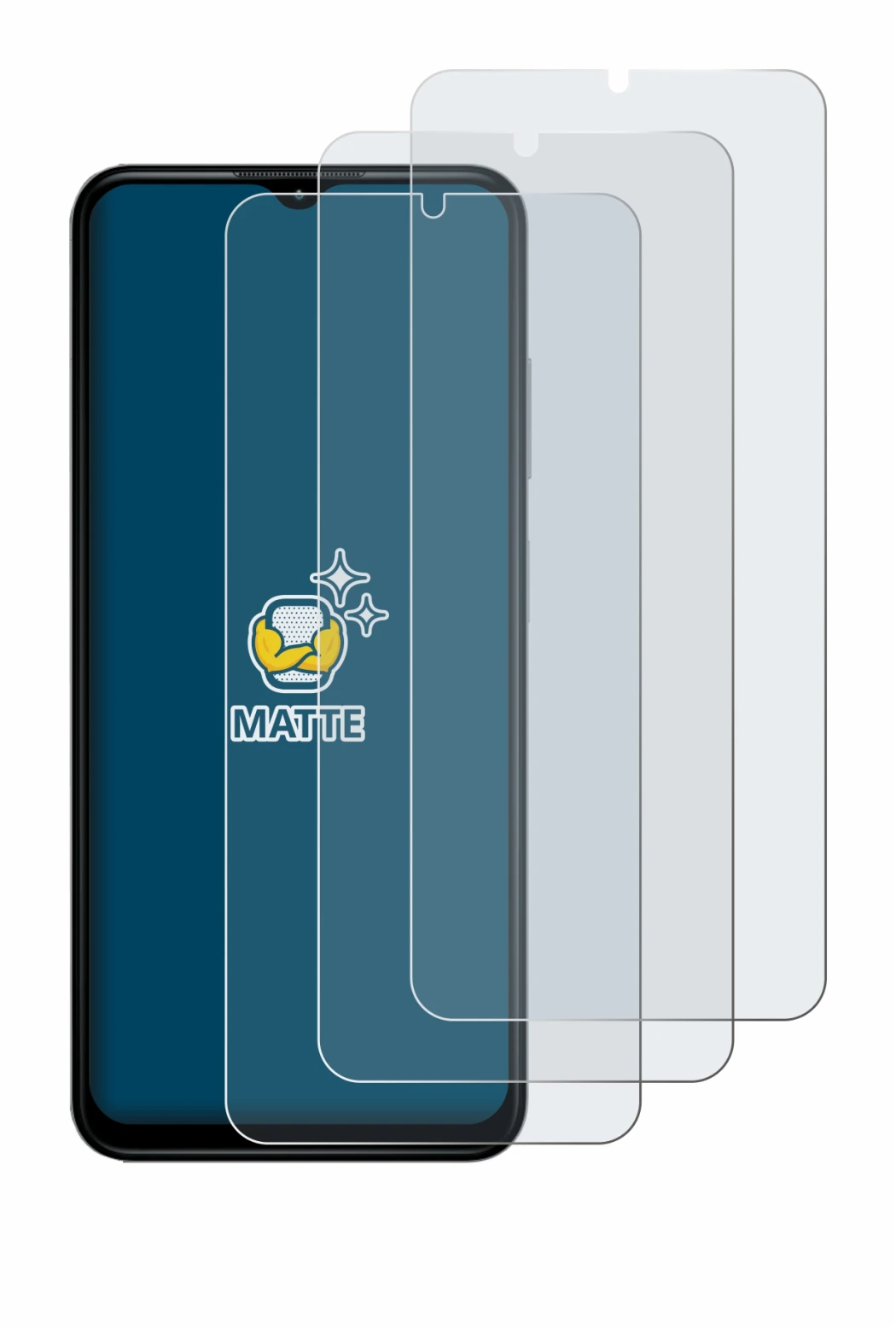 Imagen del dispositivo Nokia G42 5G con una amplia variedad de protectores de pantalla.
