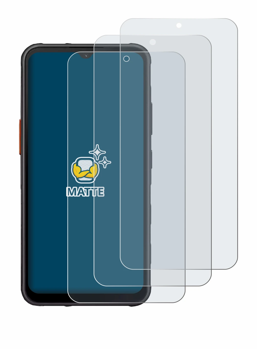 Imagen del dispositivo Samsung Galaxy XCover 7 con una amplia variedad de protectores de pantalla.